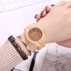 Fashionable men's watch, modern dial, paired watches sandalwood for beloved