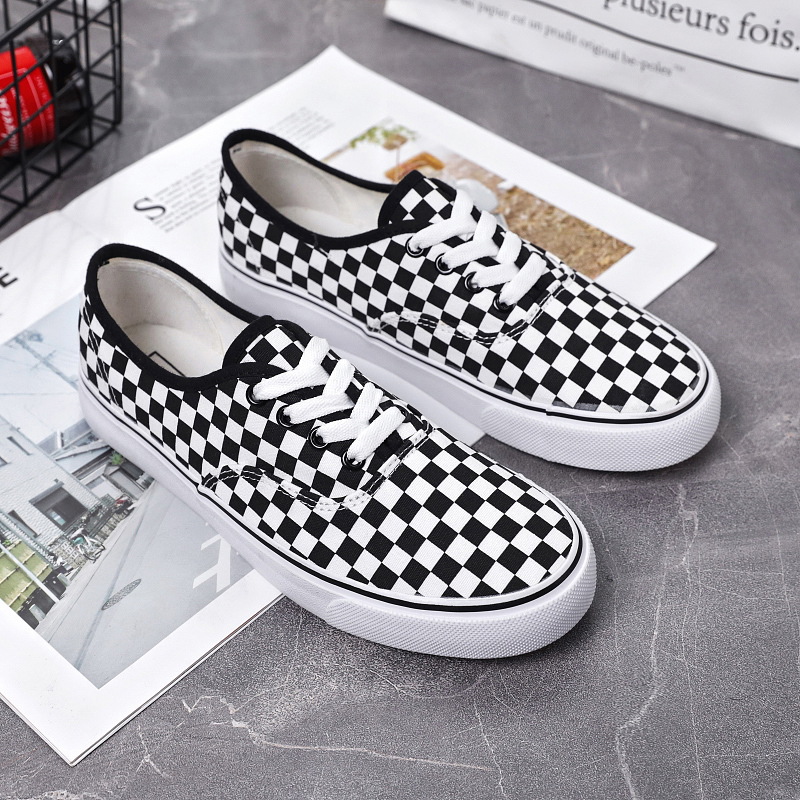 Street shot ulzzang canvas shoes for men and women autumn original suifeng board shoes Korean version of the couple with students RUN08