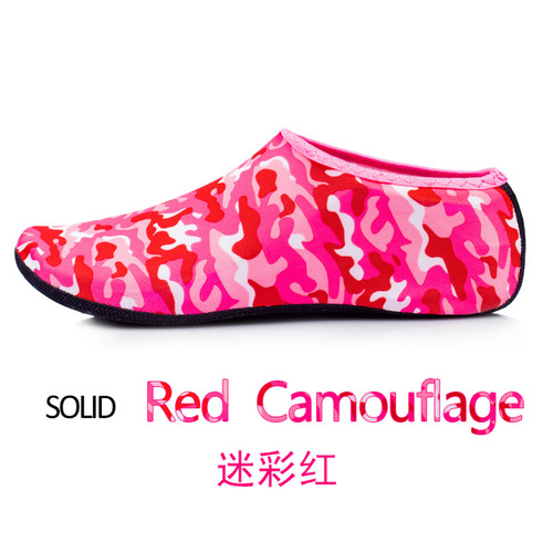 Amazon AliExpress camouflage beach socks snorkeling shoe covers equipment men and women swimming diving socks swimming socks covers anti-slip