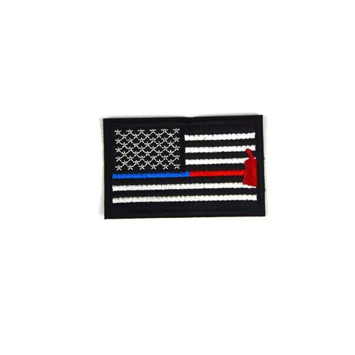 Lianxing Computer Embroidered Badge Adhesive USA American Flag Backpack Decorative Badge Clothing Accessories Patch Armband