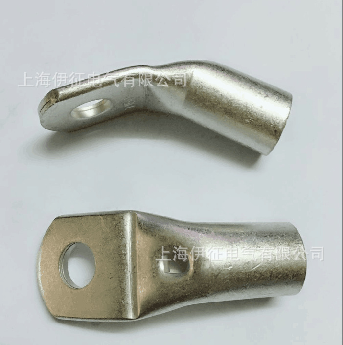 镀锡45度折弯铜鼻子T240-10 T240-12 T240-14 45度接线端子