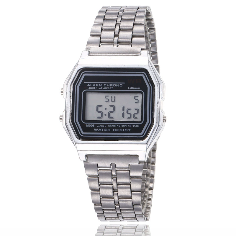 Universal steel belt, electronic watch, (Cross-border trading), Aliexpress, 91W
