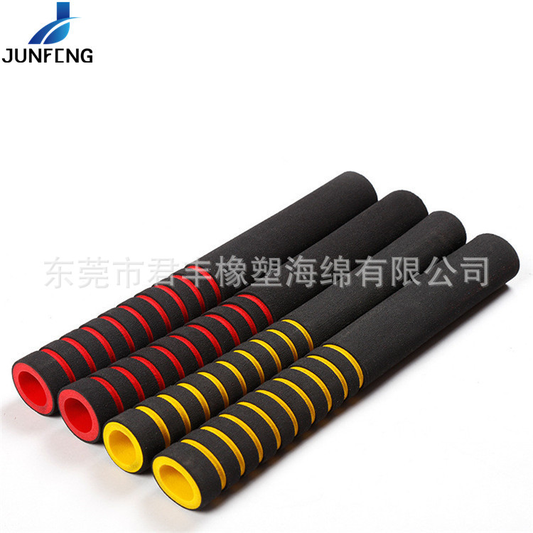 大量生产nbr磨面矽胶管 多种器材防滑护手橡塑海绵握把套