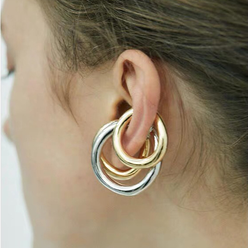 Alloy Geometry U-shaped Ear Clip Size One Set Horseshoe New Two display picture 1