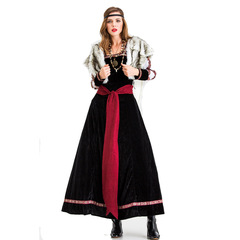 Halloween adult female pirate cosplay costume savage woman costume female warrior dress