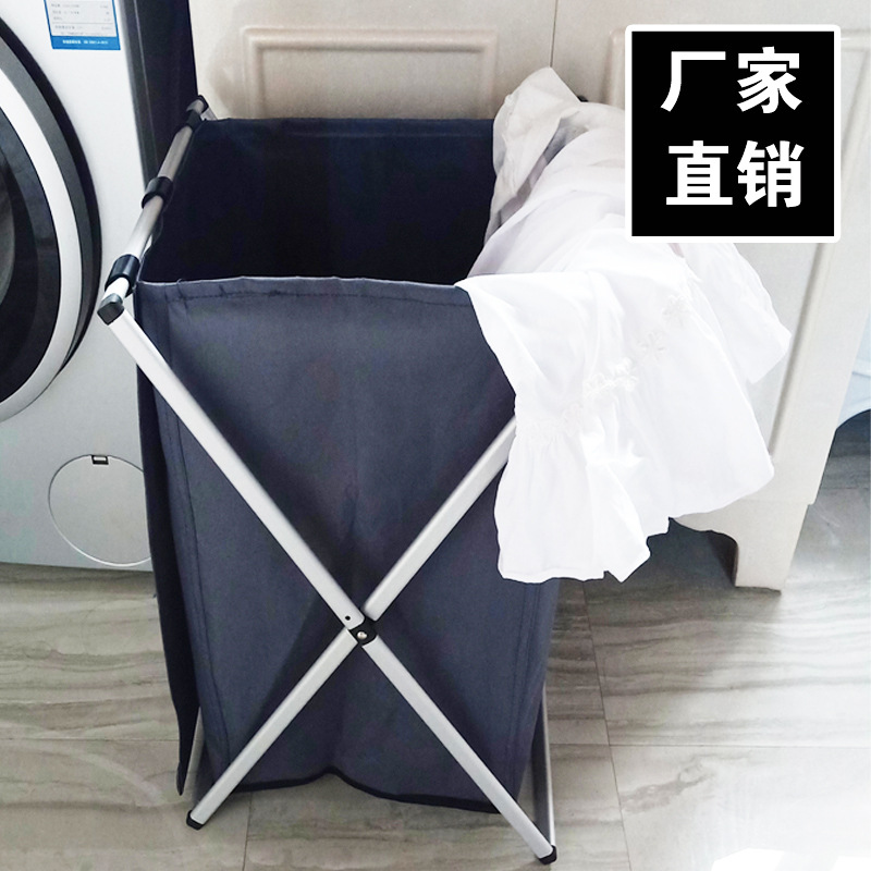 可折叠防水脏衣篮收纳篮带盖脏衣篮分格杂物收纳篮支持一件代发