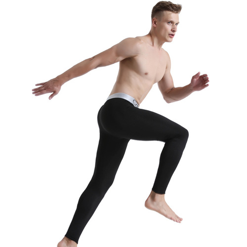 Autumn clothes, long johns, men's cotton sweaters, thin youth bottoming, seamless thermal underwear set, winter thermal tops for men