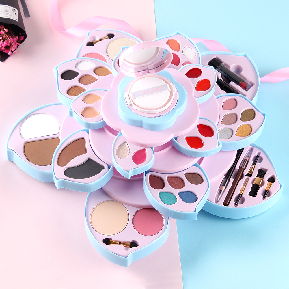 Rotating Big Plum Blossom Makeup Paleta De Sombras De Ojos Set De Maquillaje display picture 3