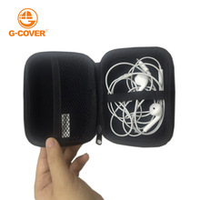 工廠直銷EVA包裝盒電源收納包防摔尼龍耳機 收納盒蘋果藍牙耳機包