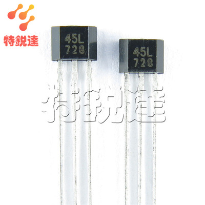 HAL145 TO92 直插 高频高速全极霍尔开关 DH45L H45L 全新原装|ru