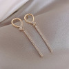 South Korean hypoallergenic goods, earrings, universal silver needle, accessory, silver 925 sample