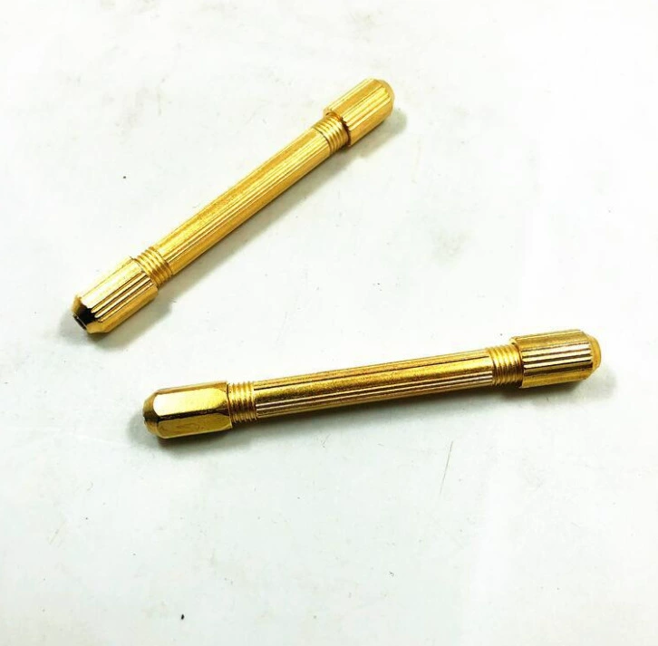 Держатель с круглой головкой Инструмент для резьбы Держатель с квадратной головкой Медный зажим для сверла Ручная спиральная дрель Ремонт часов Держатель с двойной головкой