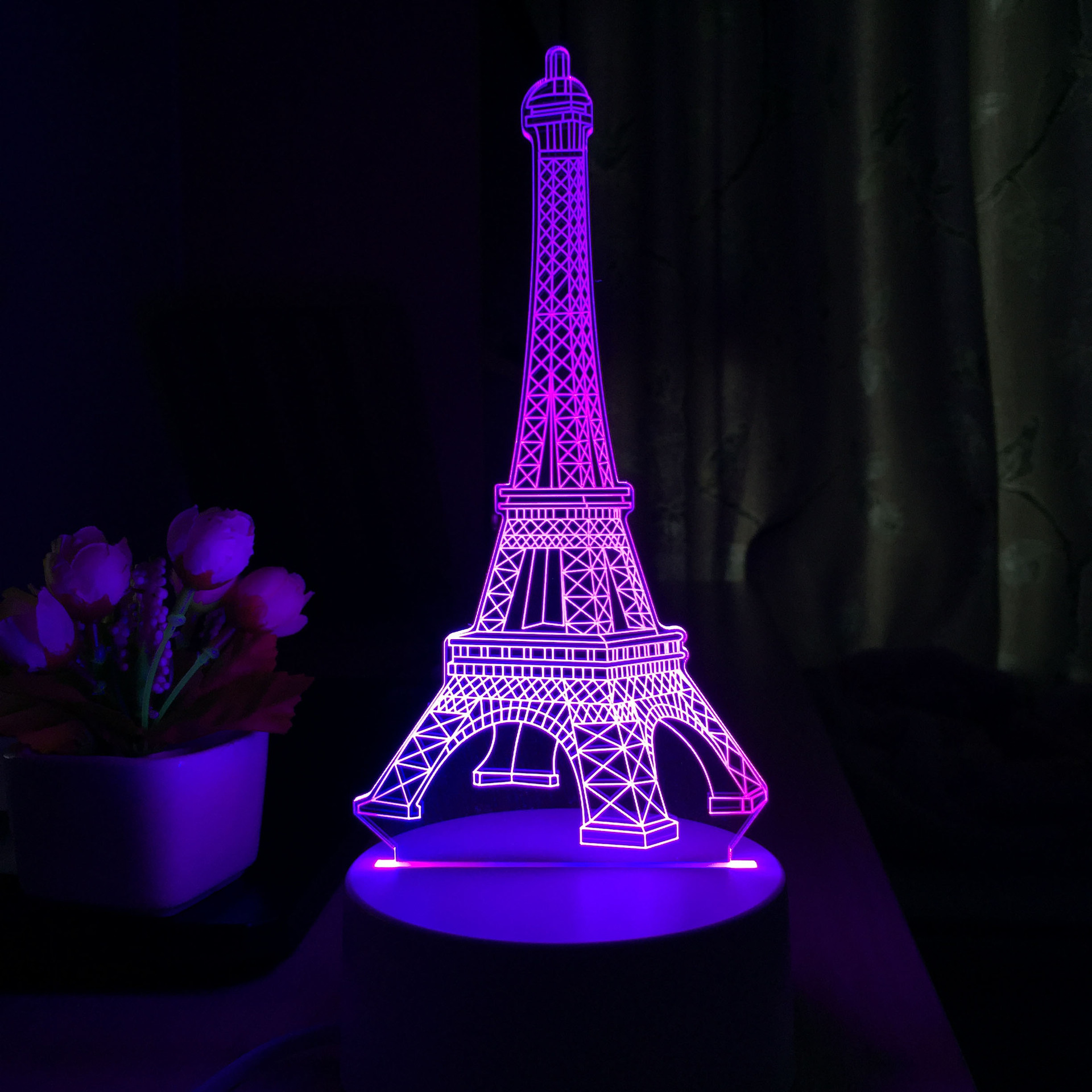 New Strange Creative Gift LED Night Light Plug-in Charging Bedroom Bedside Lamp Cartoon Small Table Lamp