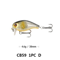 high quality 4.5g 4cm wobble crankbait lure-U-CB59 4