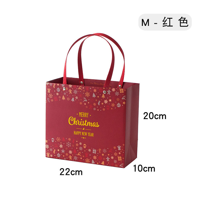 クリスマス祝日手提げリベット紙袋マフラー手袋プレゼント袋ビジネス新年プレゼントグリーティングカードギフトセット|undefined