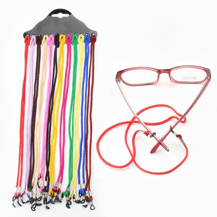 Glasses accessories reading glasses rope non-slip glasses rope chain lanyard color mirror rope thick rope
