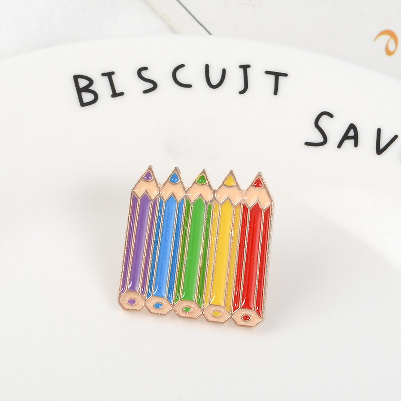 Plating Design Fashion Pin Pencil Alloy Plating Unisex Brooches