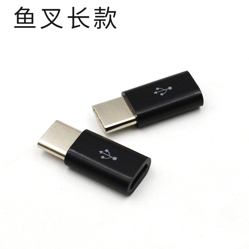 Вращающийся разъём Type-C / V8 Android Micro на Type-C, мобильный роторный OTG дата-кабель универсальный