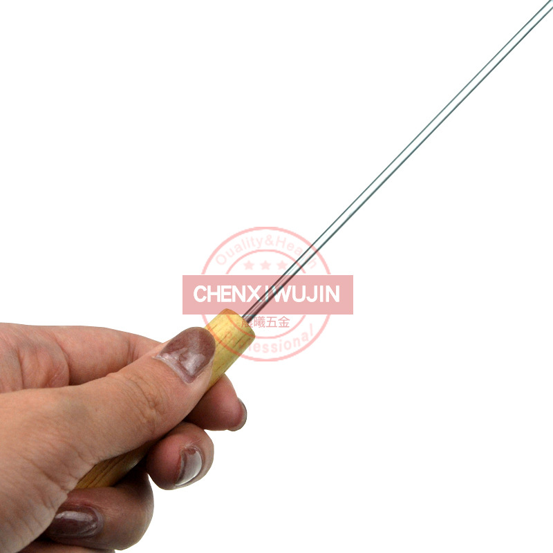 廠家直供6件套木柄火鍋叉戶外燒烤用具燒烤叉店里麻辣燙火鍋簽