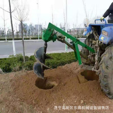 品質供應拖拉機懸掛式自動挖坑機 植樹埋樁電線桿鑽洞機 型號齊全