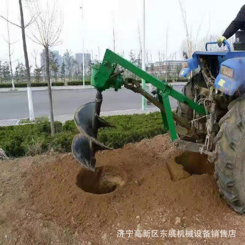品质热销拖拉机悬挂挖坑机 园林种树挖洞机 型号齐全