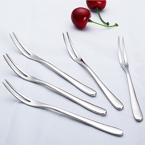 Creative 304 stainless steel fruit fork, home hotel thickened German ice cream spoon fork, cake stainless steel small fork