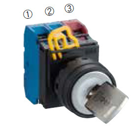 Offer Japan and Izumi (IDEC)YW series black retainer key selector switch YW1K-2AE10