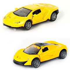 Cross-border 1:32 Alloy Sports Car Model Dual-Door Boy Toy Car Model Sports Car Model Rebound Car Boy Toy