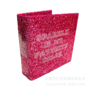 Manufacturer customized colorful PU children's photo album studio photo album leather multi-color photo album Metal material photo album