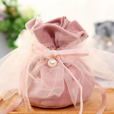 in創意喜糖袋紗袋絲絨布袋歐式結婚回禮錦囊布袋情人節禮物包裝袋