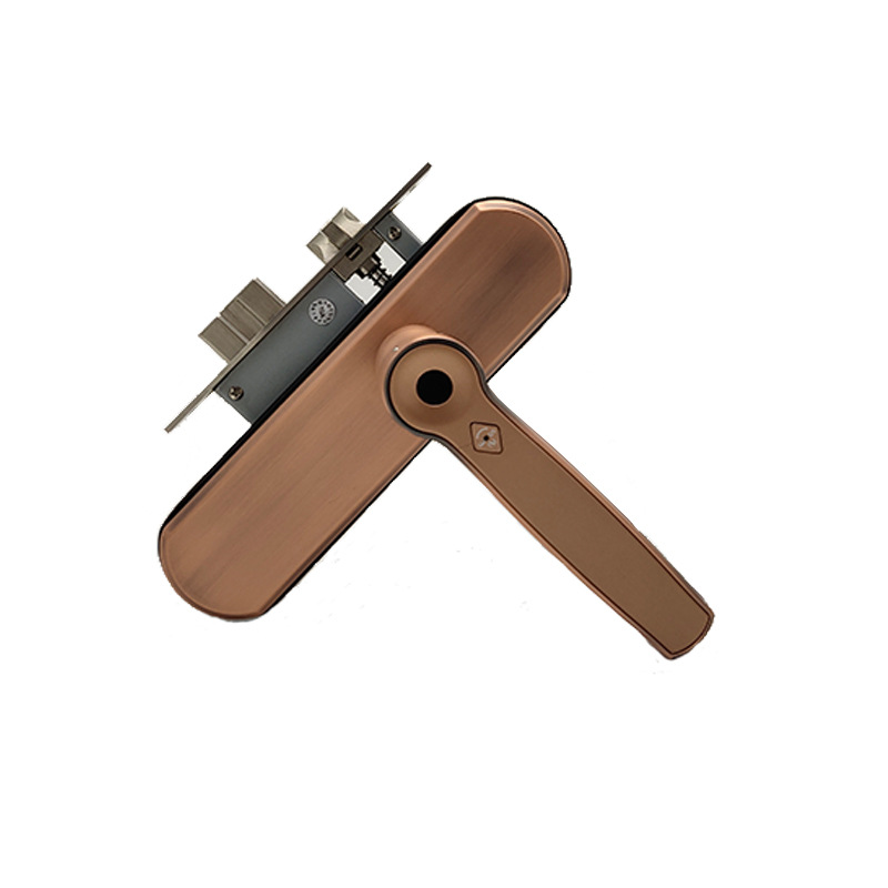 锁神木门指纹锁室内门执手锁不锈钢静音智能锁家用电子门锁