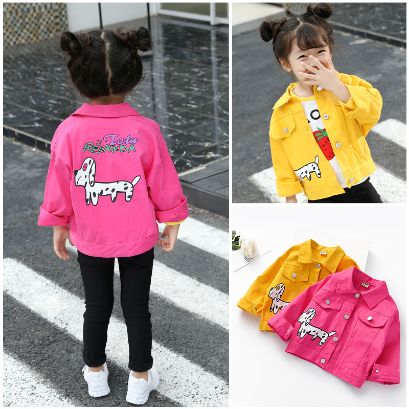 Girls spring and autumn coat children's...