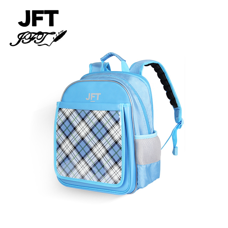 廠家貨源 新款學院英倫風小學生減壓書包JFT反重力減壓肩帶 防水