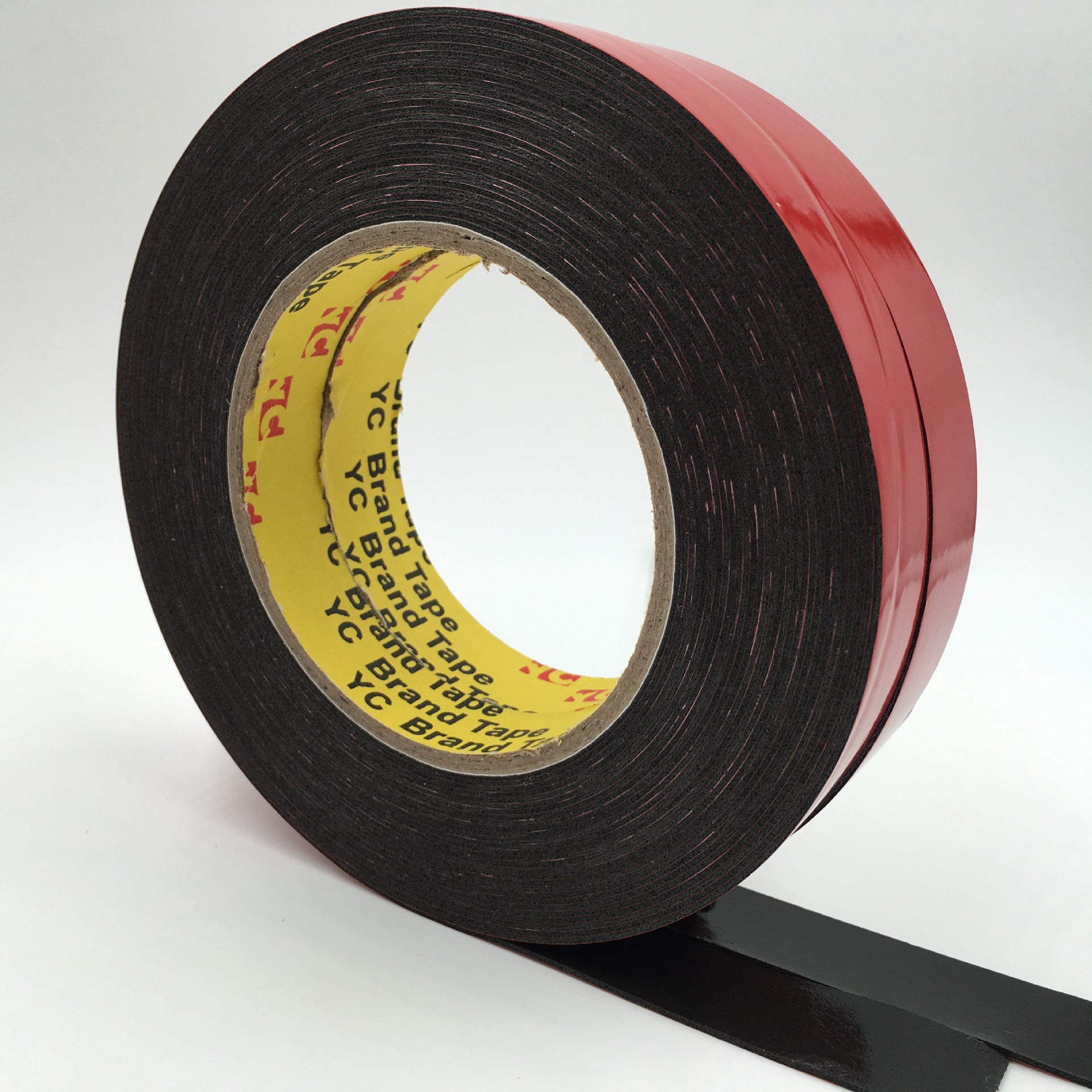 PE泡棉双面胶 PE汽车泡棉胶带 黑 白色泡棉双面胶1MM厚