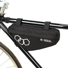 Mountain bike hard shell triangle pack road bike tool bag front fork tube bag cycling equipment accessories