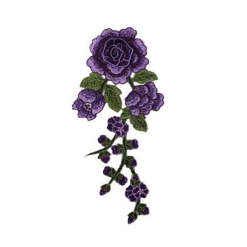 Clothing accessories colorful embroidered lace cloth patches ethnic denim clothes cloth patches water-soluble flowers new trend su