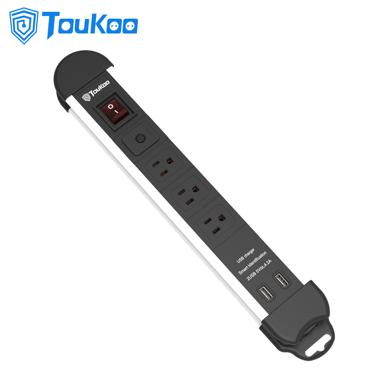 3位美标过载智能USB美式美规插排插接线板插座拖线板可定制规格