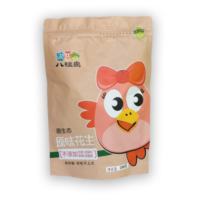 八桂鳥原生態原味花生288克裝