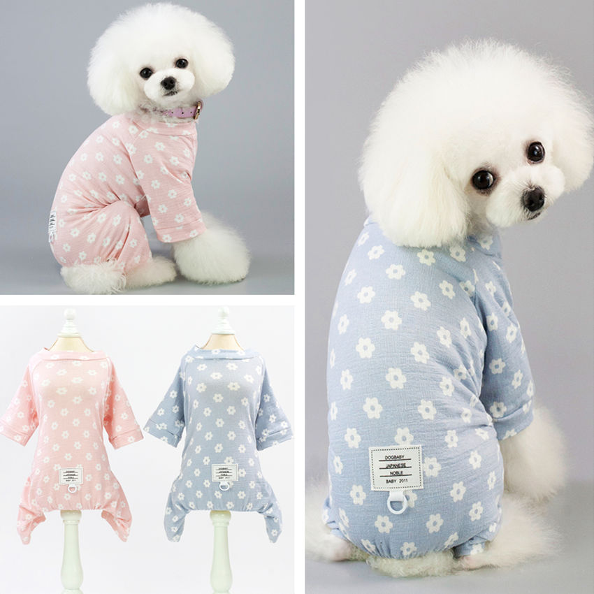 Pets clothing Pets clothes clothes Pets Four feet clothing Spring and summer new pattern 19 Daisy