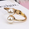 Fashionable universal women's bracelet from pearl, jewelry, accessory, Korean style, simple and elegant design, European style