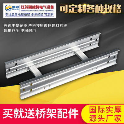 customized Aluminum ladders Bridge 200*100 HDG fire control Cable Fireproof Walking trough Bridge Manufactor
