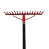 Koteso Blazer KT806 metal garden soil rake 1.4m steel pipe 16 tooth rake and pine ground