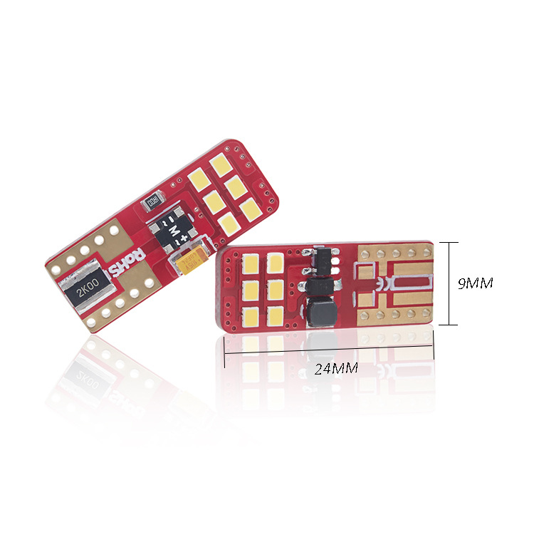 热销T10 12SMD 2016超级解码小灯仪表灯示宽灯牌照灯车门灯阅读灯