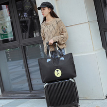 旅行包包女手提轻便收纳短途大容量出门网红旅游包外出差行李包袋