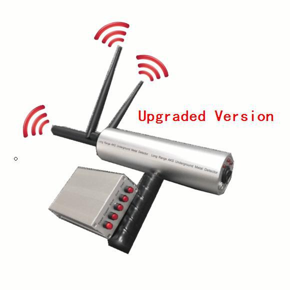 2018新款AKS银色版双天线加强信号远程定位金属探测器德克萨神