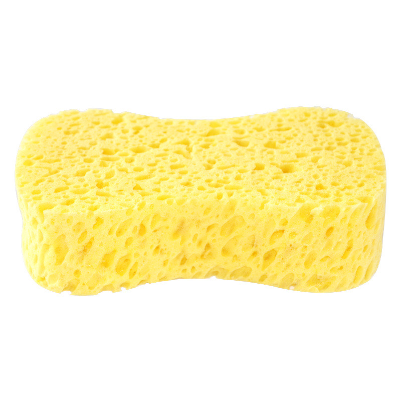 八字聚酯海藻洗车海绵 洗车海绵块车用清洁擦厂家批发