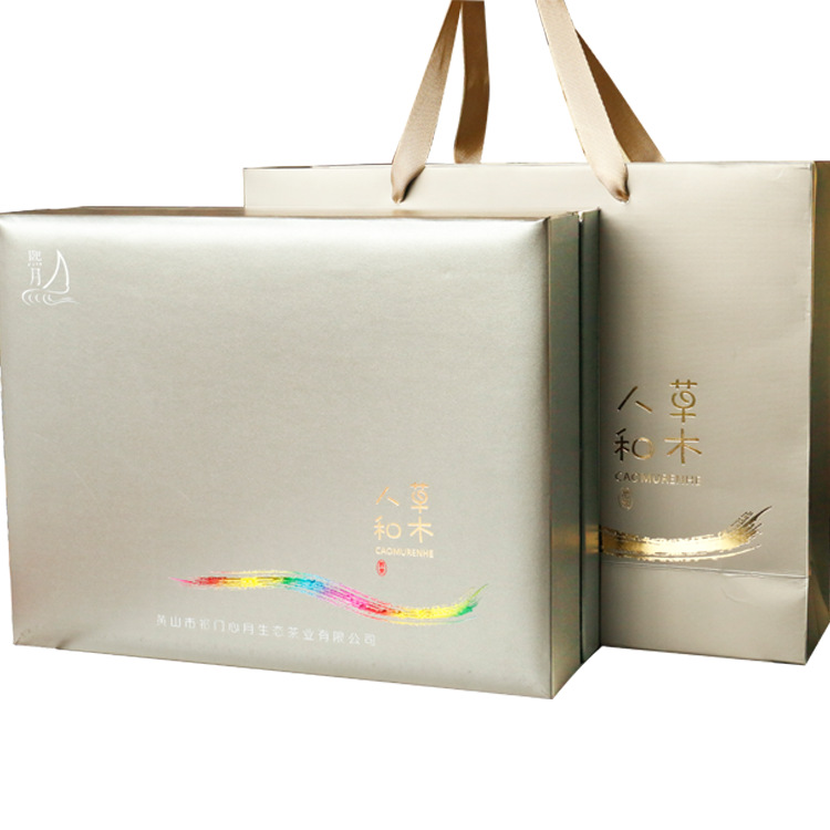 黃山毛峰（熙月）草木人和特級銀灰盒禮裝