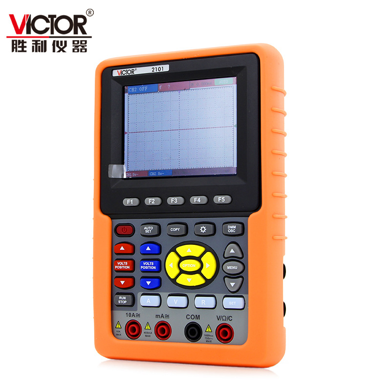 胜利VICTOR 210手持式数字示波表VC220/2060/2100彩色示波器