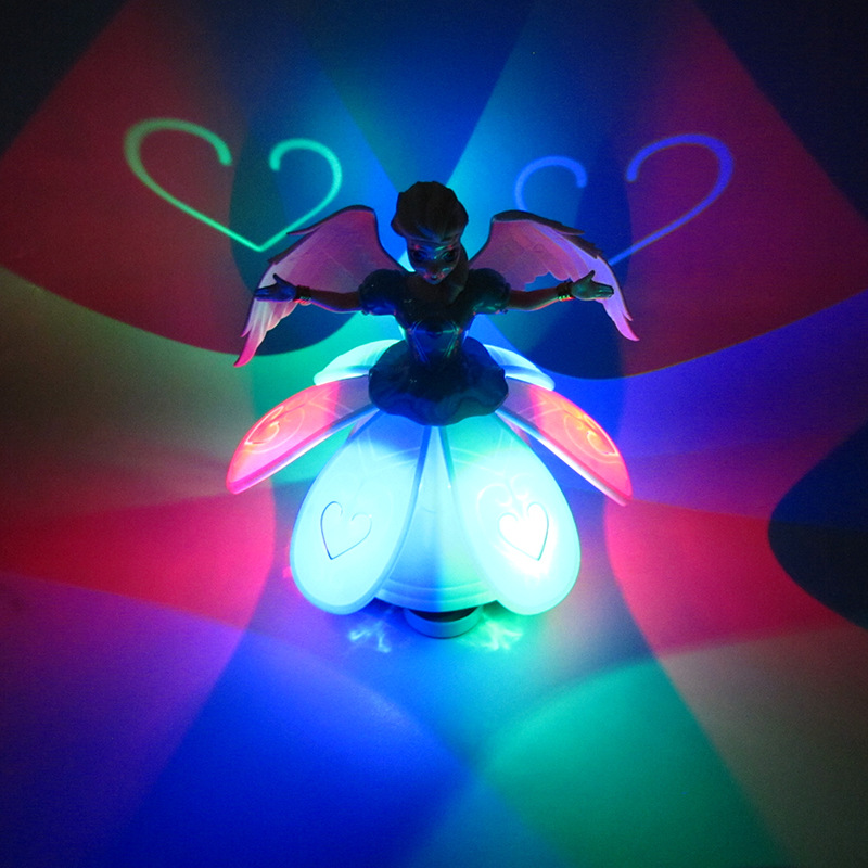 Nueva princesa de la danza eléctrica baile universal hielo luz música puesto venta al por mayor caliente juguetes los niños