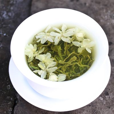 Sichuan Province Jasmine Tea 2019 newly picked and processed tea leaves Super Strong fragrance Snow Flower Peak 500g Flower Tea